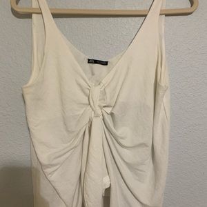 White Zara Tank